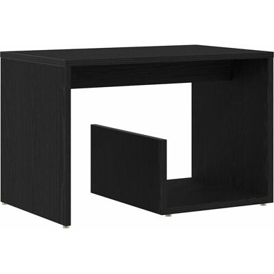 Vidaxl Musta tammen sivupöytä - Moderni minimalistinen kaluste Vidaxl Musta tammen sivupöytä - Moderni minimalistinen kaluste