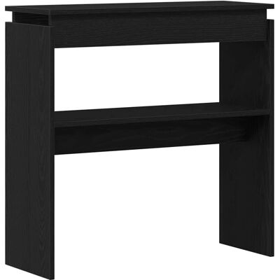 vidaXL Konsolbord Sort Eg 80 x 30 x 80 cm - Konsolbord vidaXL Konsolbord Sort Eg 80 x 30 x 80 cm - Konsolbord