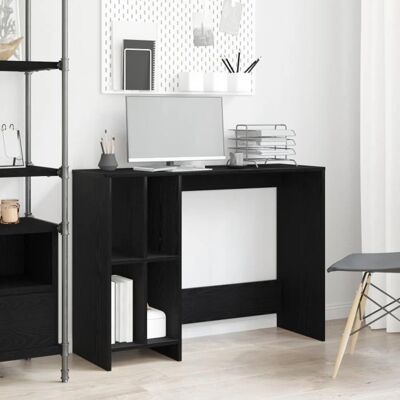 vidaXL Schreibtisch - 102,5x35x75 cm - Schwarz - Holz Bürotisch vidaXL Schreibtisch - 102,5x35x75 cm - Schwarz - Holz Bürotisch