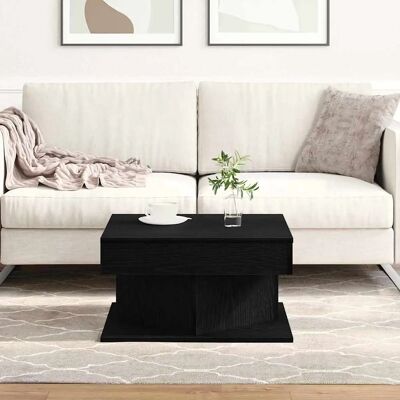 vidaXL Couchtisch Schwarze Eiche Holz - Couchtisch vidaXL Couchtisch Schwarze Eiche Holz - Couchtisch