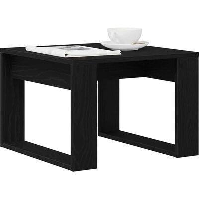 vidaXL Schwarzer quadratischer Couchtisch - Couchtisch vidaXL Schwarzer quadratischer Couchtisch - Couchtisch
