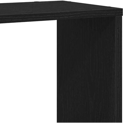 Vidaxl Zwarte Eik 100x24x94cm Plank - Interieurmeubel Vidaxl Zwarte Eik 100x24x94cm Plank - Interieurmeubel