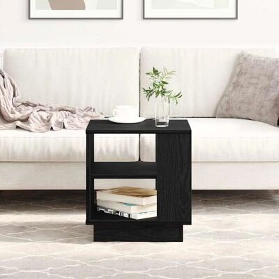 Vidaxl Zwarte Eiken Salontafel 40x40x43 cm Modern Interieur Vidaxl Zwarte Eiken Salontafel 40x40x43 cm Modern Interieur