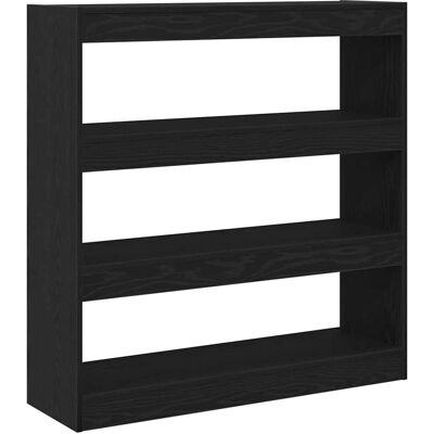 vidaXL Bücherregal Schwarz - Modernes Holzregal vidaXL Bücherregal Schwarz - Modernes Holzregal