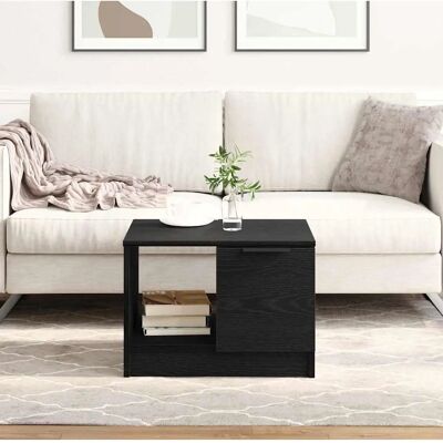VidaXL Schwarze Eiche Couchtisch VidaXL Schwarze Eiche Couchtisch
