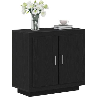 vidaXL Schwarze Eiche Sideboard - Modern Stauraum Möbel vidaXL Schwarze Eiche Sideboard - Modern Stauraum Möbel