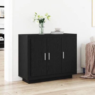 vidaXL Sorte eg sideboard - Moderne opbevaringsmøbel vidaXL Sorte eg sideboard - Moderne opbevaringsmøbel