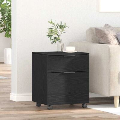 Vidaxl Mobiles Eichen-Speicherschrank 45x38x54 cm Vidaxl Mobiles Eichen-Speicherschrank 45x38x54 cm