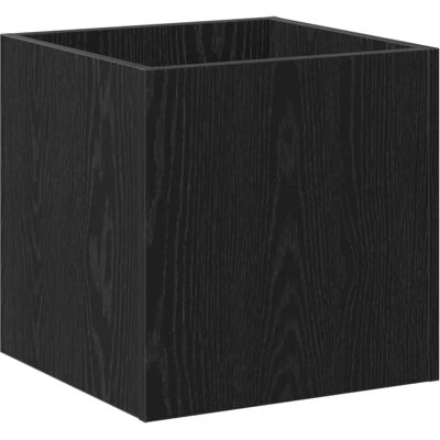vidaXL Schwarzer Eichen Pflanzer - 40x40x40 cm vidaXL Schwarzer Eichen Pflanzer - 40x40x40 cm