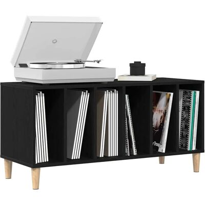 vidaXL Schwarz Eiche Holzwerkstoff Mittel Stauraumschrank - Storage Cabinet vidaXL Schwarz Eiche Holzwerkstoff Mittel Stauraumschrank - Storage Cabinet