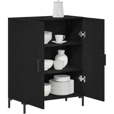 vidaXL Säilytyskaappi Musta Tammipinta - Sideboard vidaXL Säilytyskaappi Musta Tammipinta - Sideboard