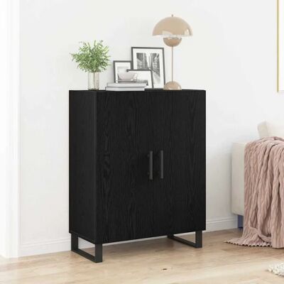 vidaXL Sideboard Schwarze Eiche Modernes Stauraum - Sideboard vidaXL Sideboard Schwarze Eiche Modernes Stauraum - Sideboard