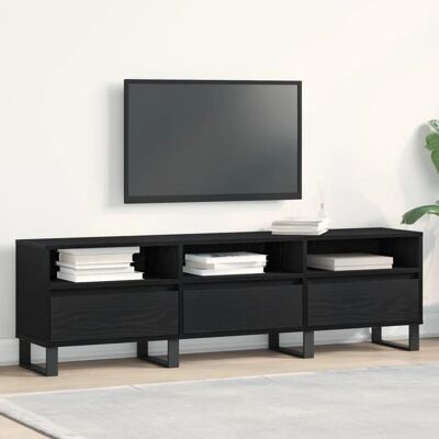 Vidaxl Schwarzer Eichen 150x30x44,5cm TV-Ständer - TV-Ständer Vidaxl Schwarzer Eichen 150x30x44,5cm TV-Ständer - TV-Ständer
