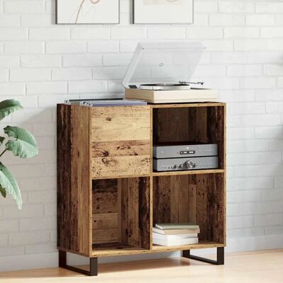 VIDAXL - Mobile per Dischi Vecchio - 84.5x38x90 cm - Cabinet VIDAXL - Mobile per Dischi Vecchio - 84.5x38x90 cm - Cabinet