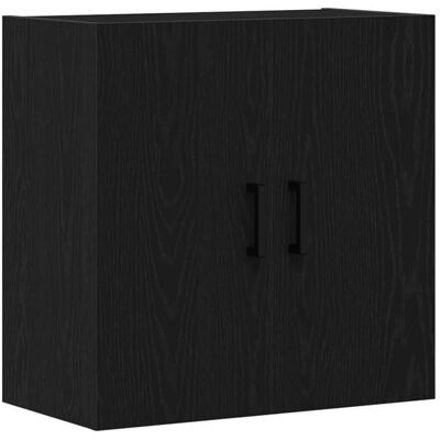 vidaXL Wandschrank Schwarze Eiche Holzwerkstoff - Wandschrank vidaXL Wandschrank Schwarze Eiche Holzwerkstoff - Wandschrank