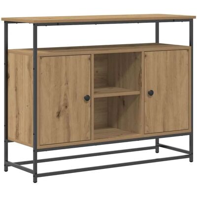 vidaXL Sideboard Massivholz Eiche Holz - Stauraum & Präsentation vidaXL Sideboard Massivholz Eiche Holz - Stauraum & Präsentation