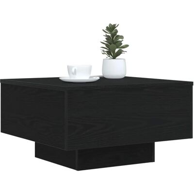 Vidaxl Black Oak Coffee Table 55x55x31 cm - Coffee Table Vidaxl Black Oak Coffee Table 55x55x31 cm - Coffee Table