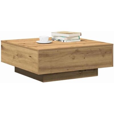 vidaXL Eg Massivt 80x80x31 cm Sofabord - Coffee Table vidaXL Eg Massivt 80x80x31 cm Sofabord - Coffee Table