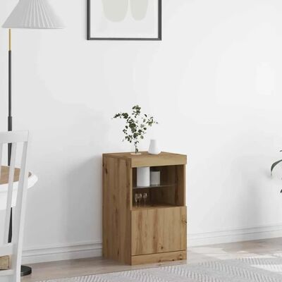 Vidaxl Rustik Eiche LED Sideboard - Sideboard Vidaxl Rustik Eiche LED Sideboard - Sideboard