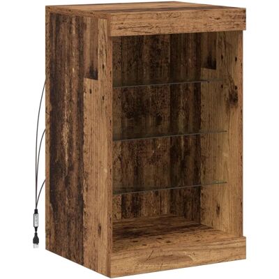 vidaXL Oude Hout LED Dressoir - Rustieke dennenkast vidaXL Oude Hout LED Dressoir - Rustieke dennenkast