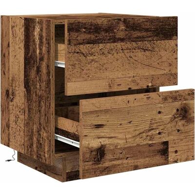 vidaXL Nachttisch Altes Holz - Beistelltisch mit Stauraum vidaXL Nachttisch Altes Holz - Beistelltisch mit Stauraum