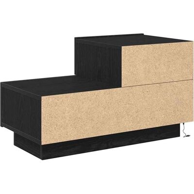 vidaXL Nachttisch Schwarze Eiche - Nightstand vidaXL Nachttisch Schwarze Eiche - Nightstand
