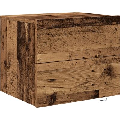 vidaXL Table de Nuit Bois Recyclé Rustique - Table de Nuit - Publicité vidaXL Table de Nuit Bois Recyclé Rustique - Table de Nuit - Publicité