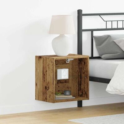 vidaXL Rustic Wooden Wall Shelf - Wall Shelf vidaXL Rustic Wooden Wall Shelf - Wall Shelf