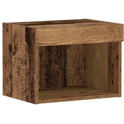 vidaXL Wandregal 40x30x30 cm Alte Holz - Wandregal vidaXL Wandregal 40x30x30 cm Alte Holz - Wandregal