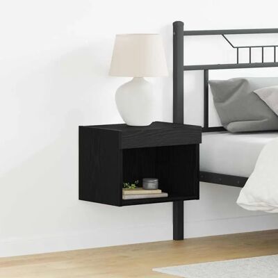 Vidaxl Wandregale mit LED-Beleuchtung Schwarz 40x30x30 cm Vidaxl Wandregale mit LED-Beleuchtung Schwarz 40x30x30 cm