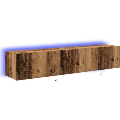 Vidaxl Recyceltes Holz TV-Ständer mit LED-Lichtern Vidaxl Recyceltes Holz TV-Ständer mit LED-Lichtern