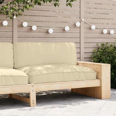 Vidaxl Beigener Baumwoll-Outdoor-Kissen 120x12x80cm Vidaxl Beigener Baumwoll-Outdoor-Kissen 120x12x80cm