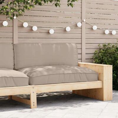 Vidaxl - Gartenkissen Taupe Polyester 120x80 cm Vidaxl - Gartenkissen Taupe Polyester 120x80 cm