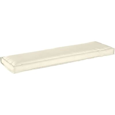 vidaXL Pallet Cushion für Bank Creme 140x40x8 cm Oxford Stoff - Pallet Cushion vidaXL Pallet Cushion für Bank Creme 140x40x8 cm Oxford Stoff - Pallet Cushion