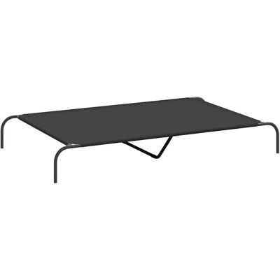 vidaXL Hundebett Erhöht Schwarz 150x90x20 cm Oxford-Gewebe und Stahl vidaXL Hundebett Erhöht Schwarz 150x90x20 cm Oxford-Gewebe und Stahl