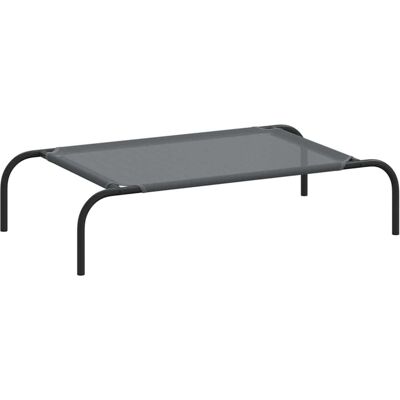 Lit pour Chien Surélevé VidaXL Gris 90x50x20 cm - Publicité Lit pour Chien Surélevé VidaXL Gris 90x50x20 cm - Publicité