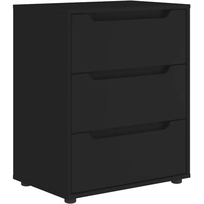 vidaxl Sideboard VISNES Schwarz 60x40x73 cm Holzwerkstoff vidaxl Sideboard VISNES Schwarz 60x40x73 cm Holzwerkstoff
