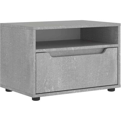 VidaXL 4108290 Meuble TV Gris - Fixation Murale - Publicité VidaXL 4108290 Meuble TV Gris - Fixation Murale - Publicité