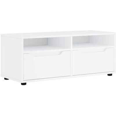 VidaXL TV-Schrank - Weiß, 100x40x38 cm, Holzwerkstoff VidaXL TV-Schrank - Weiß, 100x40x38 cm, Holzwerkstoff