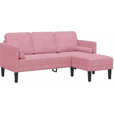 vidaXL Rød polyester hjørnesofa - Sofa vidaXL Rød polyester hjørnesofa - Sofa