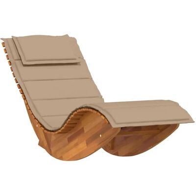 vidaXL Houten Acacia Tuin Schommel Ligstoel - Ontspannende Buitenmeubels vidaXL Houten Acacia Tuin Schommel Ligstoel - Ontspannende Buitenmeubels