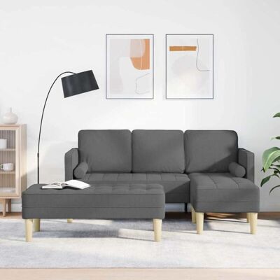 Canapé d'angle gris IKEA 2 pièces - Salon - Publicité Canapé d'angle gris IKEA 2 pièces - Salon - Publicité