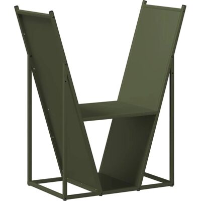 vidaXL Feuerholzständer Olive Green - Feuerholzständer vidaXL Feuerholzständer Olive Green - Feuerholzständer