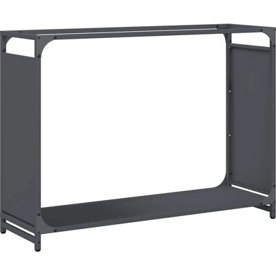 vidaXL Porte-bûches - Acier 90x28x65 cm - Publicité vidaXL Porte-bûches - Acier 90x28x65 cm - Publicité