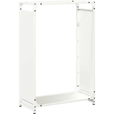vidaXL Feuerholzständer Weiß 60x28x90 cm Kaltgewalzter Stahl - Feuerholzständer vidaXL Feuerholzständer Weiß 60x28x90 cm Kaltgewalzter Stahl - Feuerholzständer