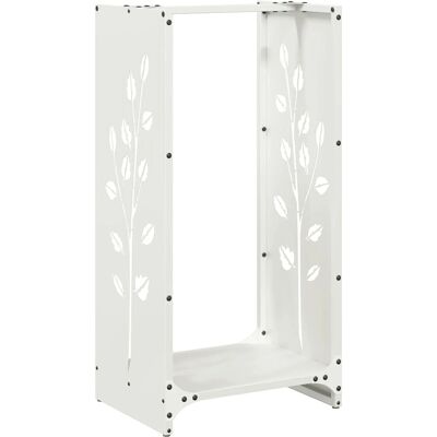 vidaXL Kaminholzregal Weiß - 40x30x80 cm - Kaminholzregal vidaXL Kaminholzregal Weiß - 40x30x80 cm - Kaminholzregal