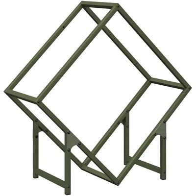 vidaXL Brennholzständer - Kaltgewalzter Stahl - 60x25x60 cm vidaXL Brennholzständer - Kaltgewalzter Stahl - 60x25x60 cm