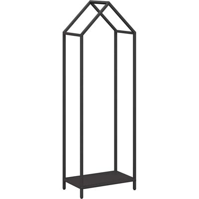 vidaXL Porte-bûches - Noir - 40x25x120 cm - Porte-bûches - Publicité vidaXL Porte-bûches - Noir - 40x25x120 cm - Porte-bûches - Publicité