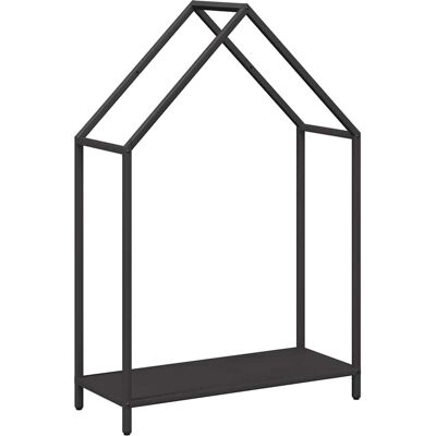 vidaXL Kaminholzregal Schwarz 60x25x90 cm Kaltgewalzter Stahl - Feuerholzständer vidaXL Kaminholzregal Schwarz 60x25x90 cm Kaltgewalzter Stahl - Feuerholzständer
