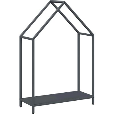 vidaXL Râtelier à bois - 60x25x90 cm - Acier anthracite - Support à bois - Publicité vidaXL Râtelier à bois - 60x25x90 cm - Acier anthracite - Support à bois - Publicité